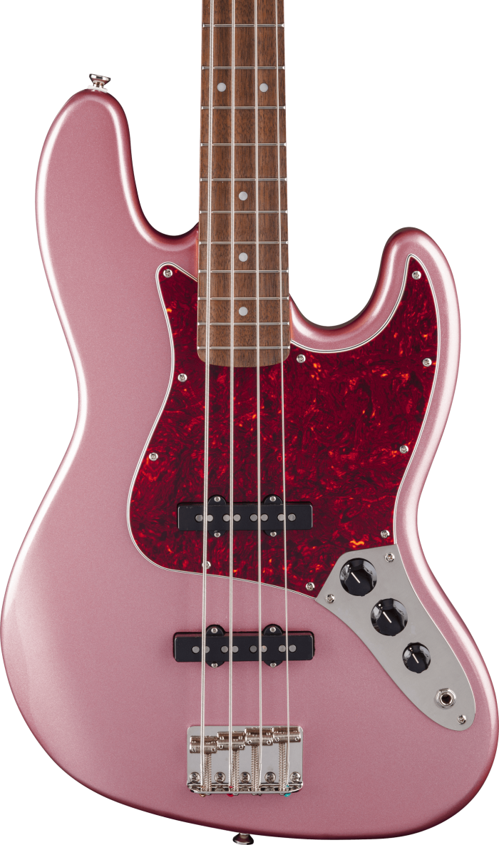 Fender Squier Limited Edition Classic Vibe 60s Jazz Bass Burgundy Mist - immagine 3