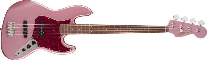 Fender Squier Limited Edition Classic Vibe 60s Jazz Bass Burgundy Mist - immagine 1