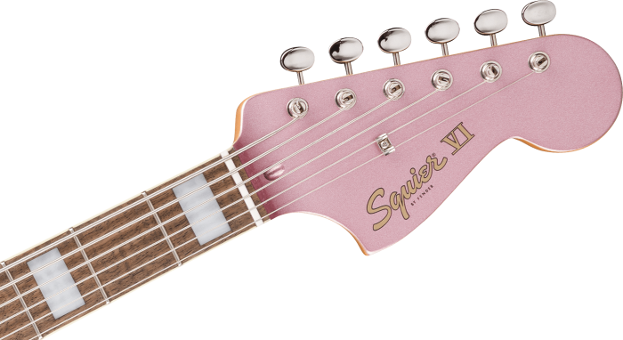 Fender Squier Limited Edition Classic Vibe Bass VI Burgundy Mist - immagine 4
