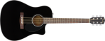 Fender CD-60SCE Dreadnought Black