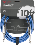 Fender Contour Instrument Cable Lake Placid Blue 3mt