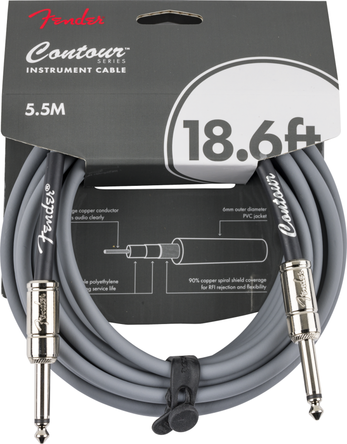 Fender Contour Instrument Cable Silver 5,5mt - immagine 1