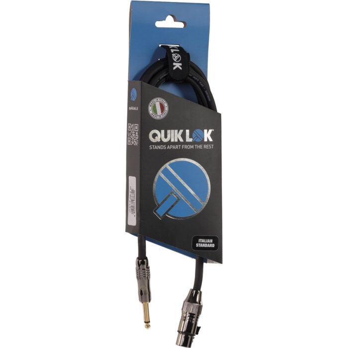 Quik Lok ITST/FJM-5 XLR Femmina/Jack Mono 5 mt - immagine 3