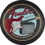 Sgabello Fender Guitars & Amps Pick Pouch Barstool 24" Black