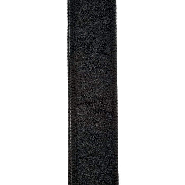 D'Addario 50B01 Black Satin Guitar Strap - immagine 2