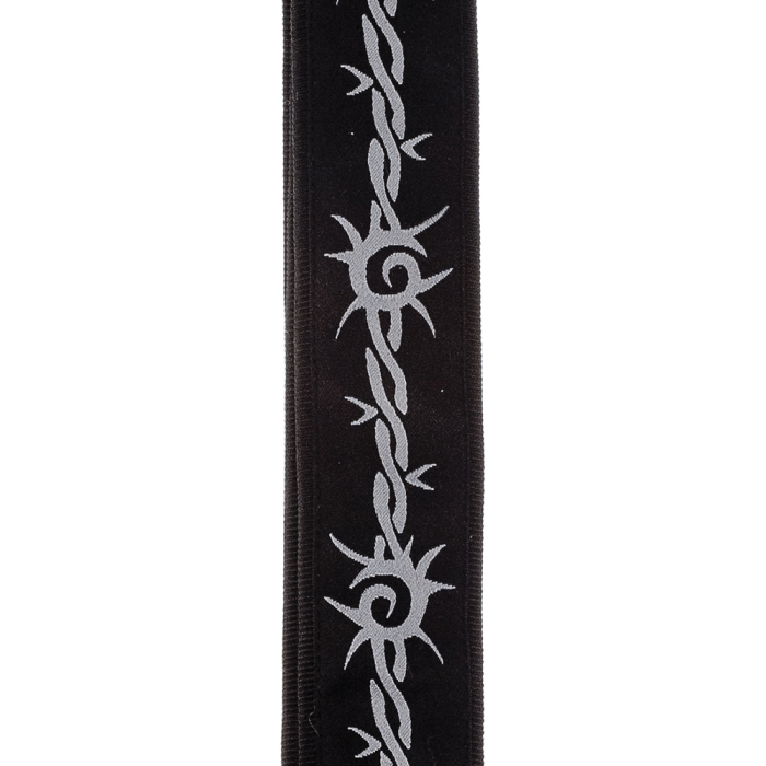 D'Addario 50F04 Woven Guitar Strap Barbed Wire - immagine 2