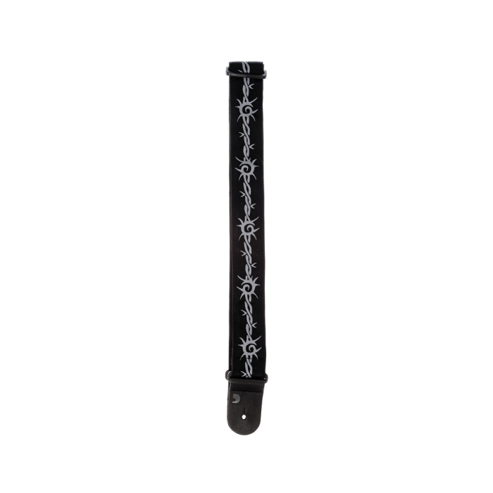 D'Addario 50F04 Woven Guitar Strap Barbed Wire - immagine 3