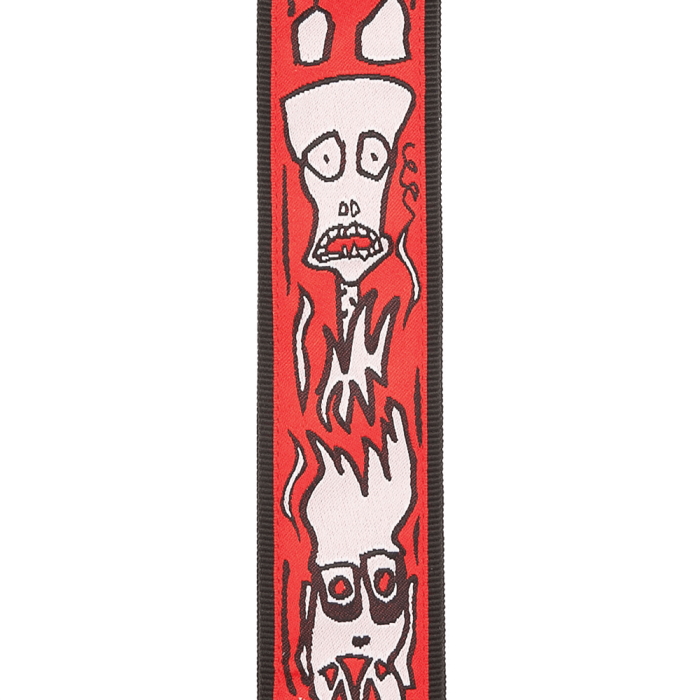 D'Addario 50JS02 Joe Satriani Guitar Strap Up in Flames - immagine 2